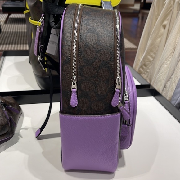 Coach Court Backpack In Signature Canvas
COLOR:
Silver/Brown/Iris
NWT - Picture 4 of 16